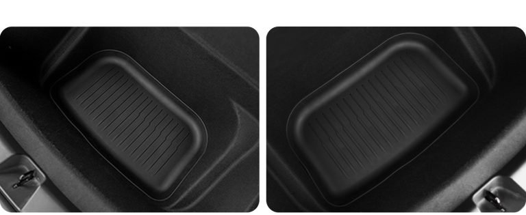 Allwetter-Kofferraummatte mit vorderen und hinteren Kofferraumwannen, rutschfestem TPE-Zubehör für das neue Model Y (2025/2026)-All Weather Cargo Liners Trunk M 10