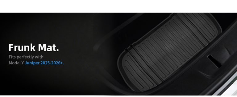 Allwetter-Kofferraummatte mit vorderen und hinteren Kofferraumwannen, rutschfestem TPE-Zubehör für das neue Model Y (2025/2026)-All Weather Cargo Liners Trunk M 12