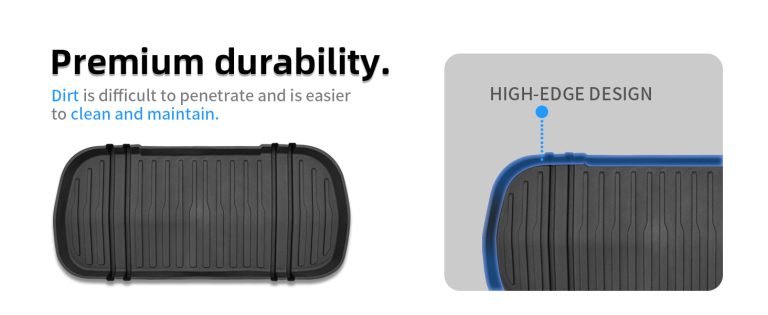 Allwetter-Kofferraummatte mit vorderen und hinteren Kofferraumwannen, rutschfestem TPE-Zubehör für das neue Model Y (2025/2026)-All Weather Cargo Liners Trunk M 15