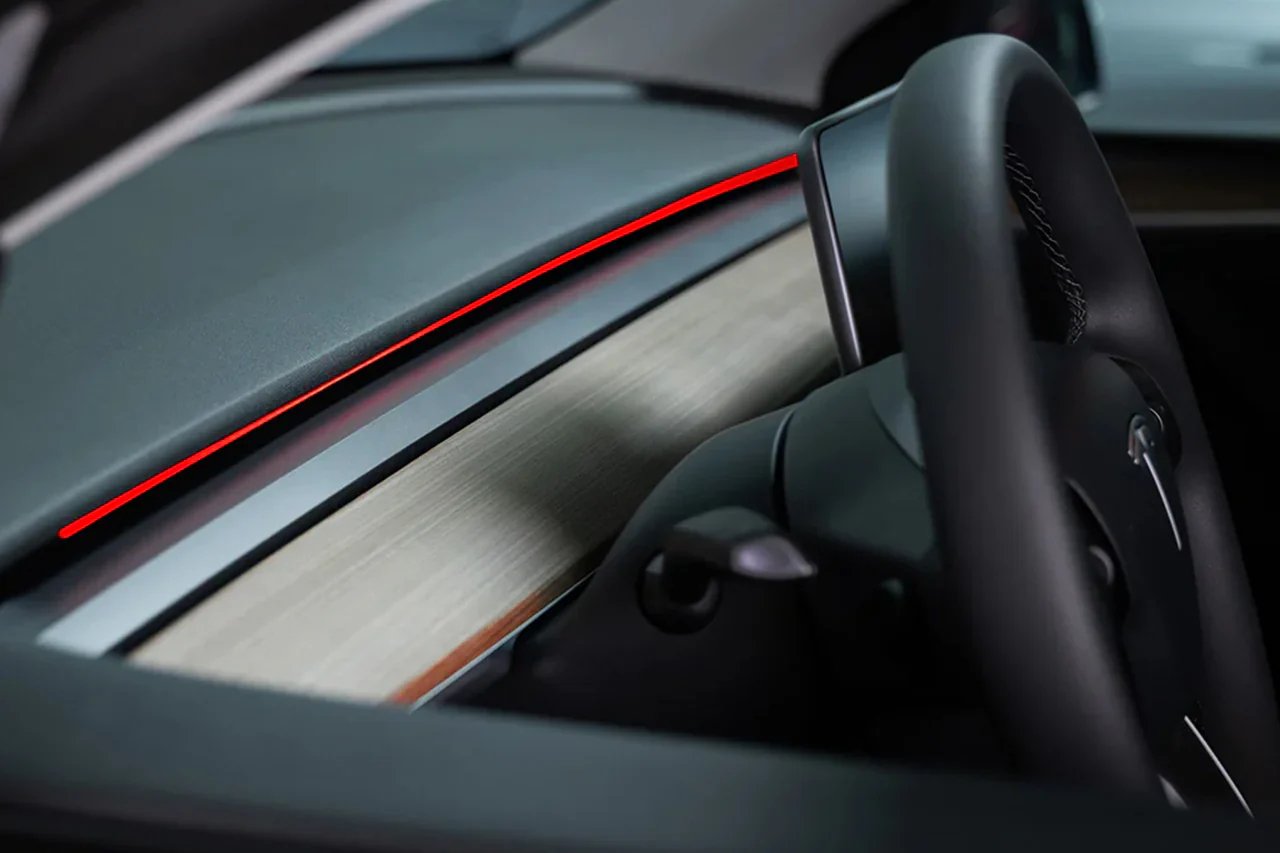 S3XY RGB-LED-Lichtleiste für das Armaturenbrett des Model 3/Y – Bluetooth-App-Steuerungsset-S3XY RGB LED Light Strip for Tesla Model 3 Y Dashboard – Bluetooth App Control Kit 1