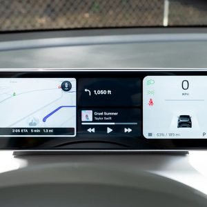 Model 3/Y MSX-CP9 „FloThru HVAC“ Fahrerorientiertes intelligentes Instrumentencluster mit Apple CarPlay & Android Auto-Tesla Model 3 Y MSX CP9 “FloThru HVAC” Driver View Smart Instrument Cluster with Apple CarPlay Android Aut 7